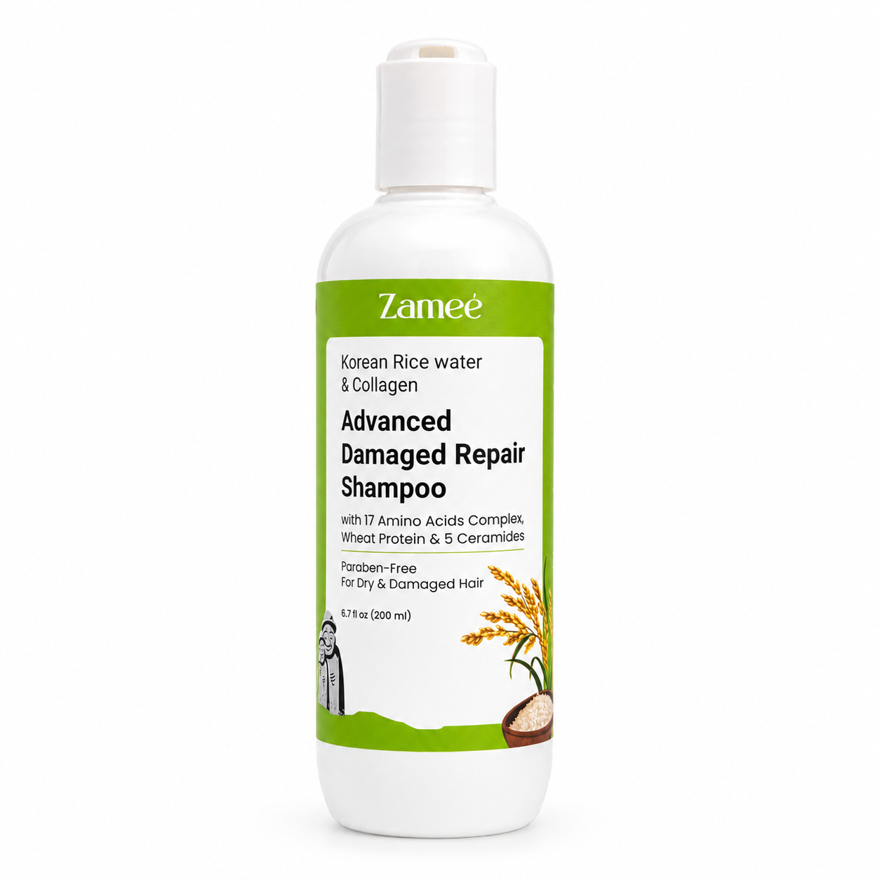 Korean Rice Water & Collagen Advanced Damage Repair Shampoo