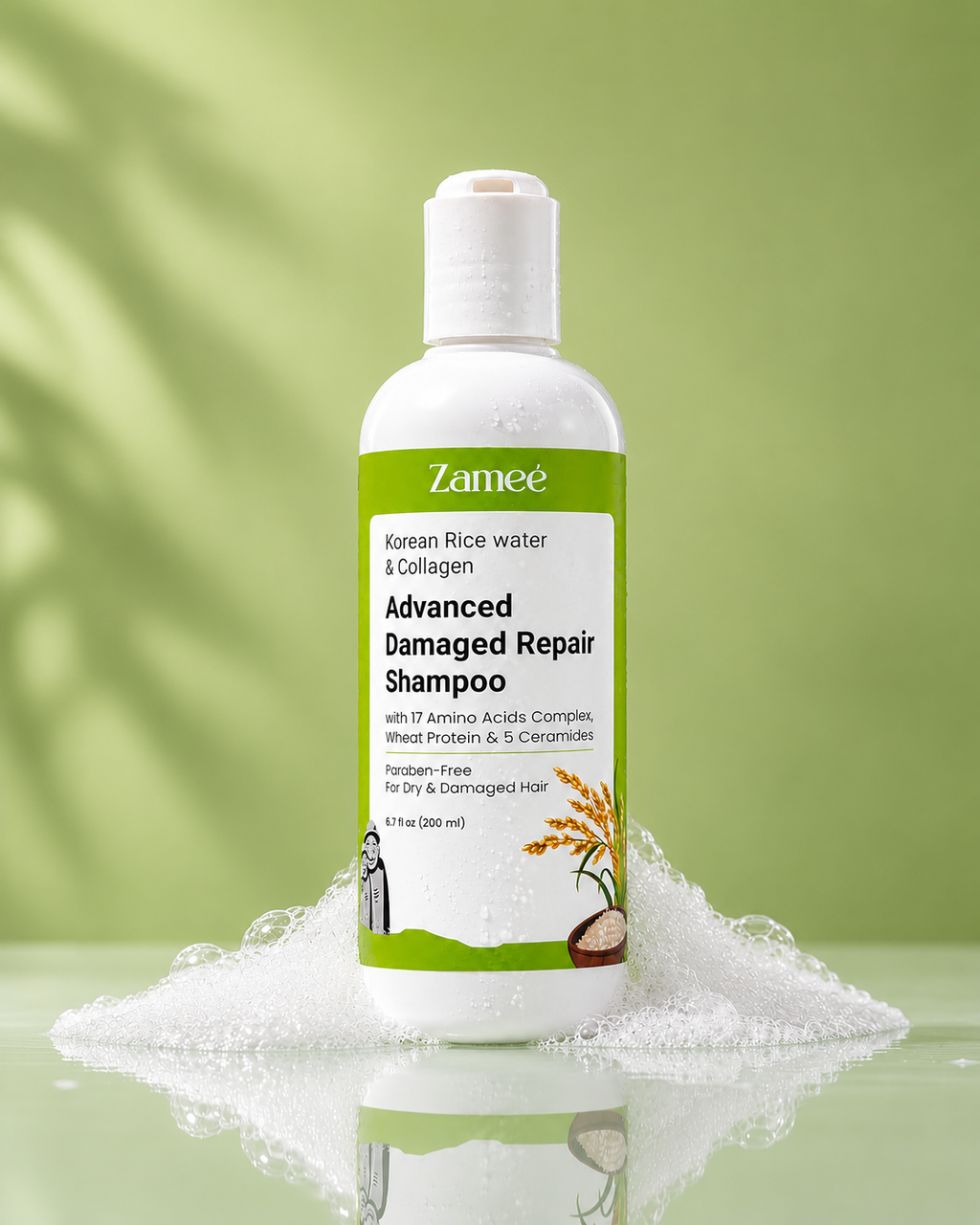 Korean Rice Water & Collagen Advanced Damage Repair Shampoo