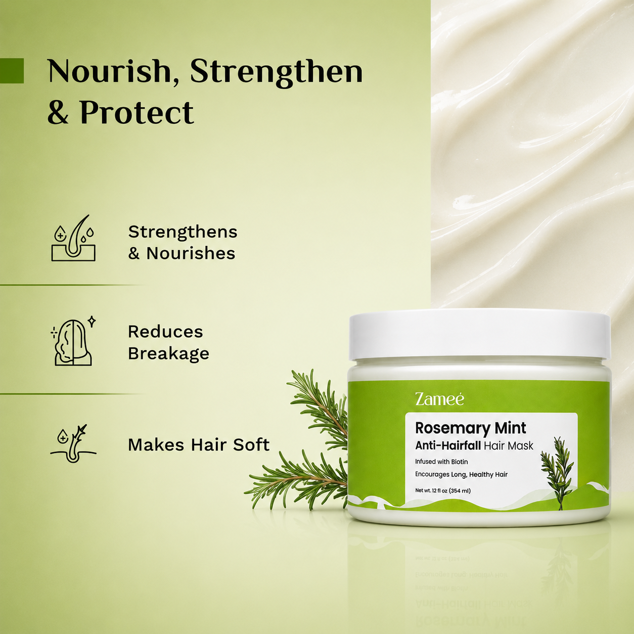 Spanish Rosemary & Biotin Anti-Hairfall Hair Mask