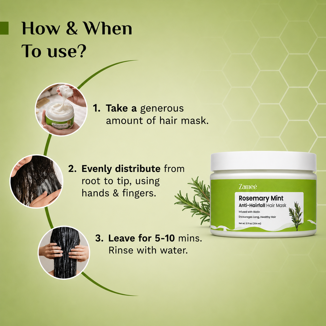 Spanish Rosemary & Biotin Anti-Hairfall Hair Mask