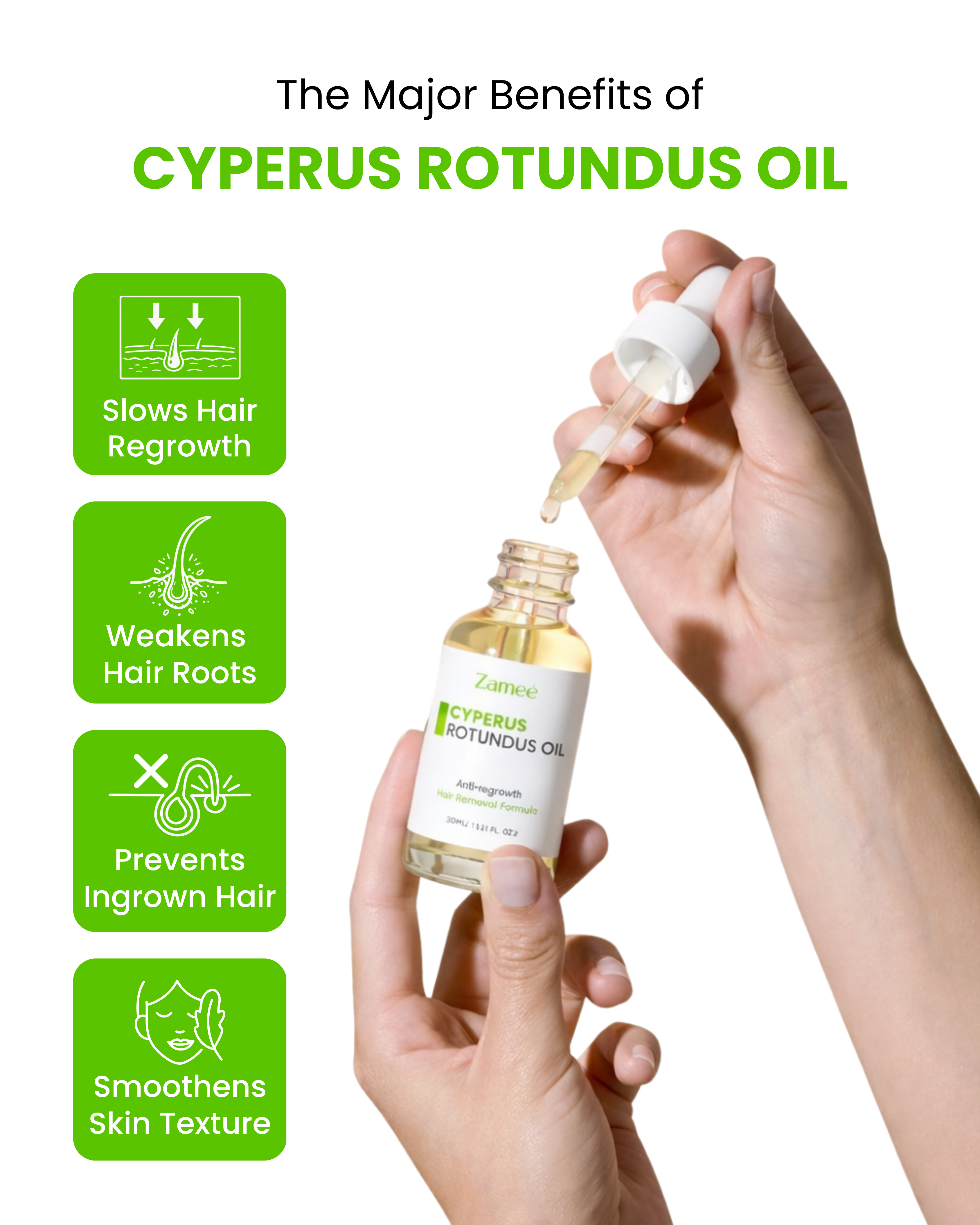 Zamee™ - Cyperus Oil for Unwanted Hair