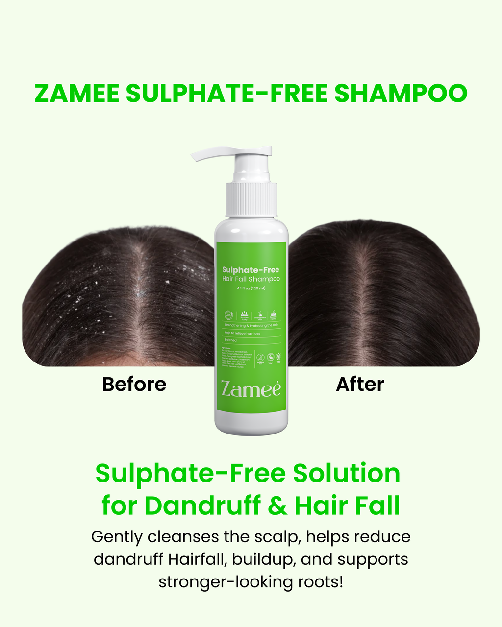 Zamee™ - Sulphate Free Hairfall Shampoo