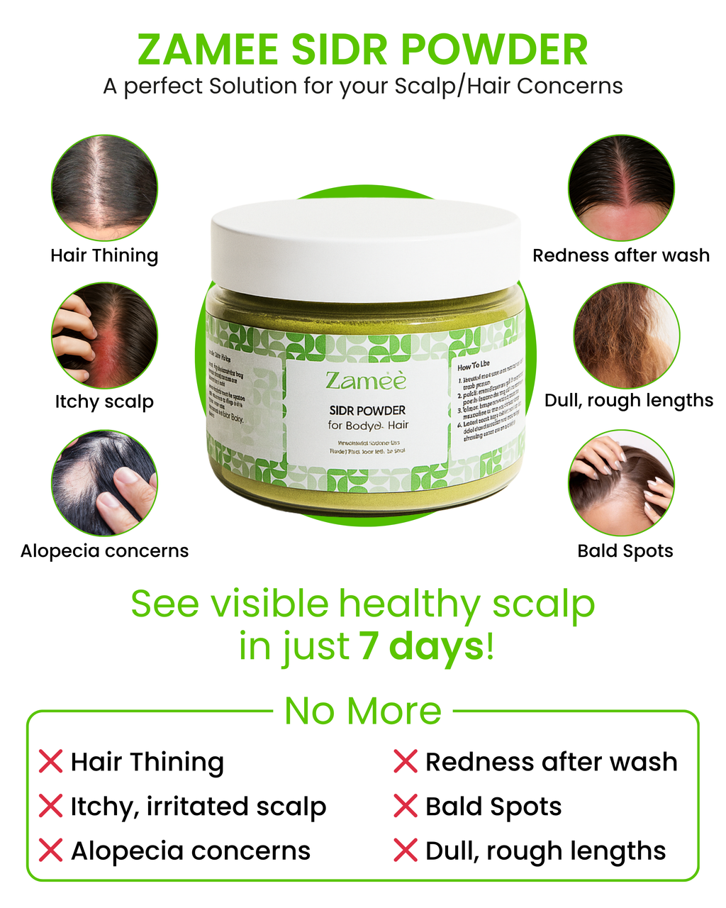 Zamee™ - Sidr Powder for Hair & Body