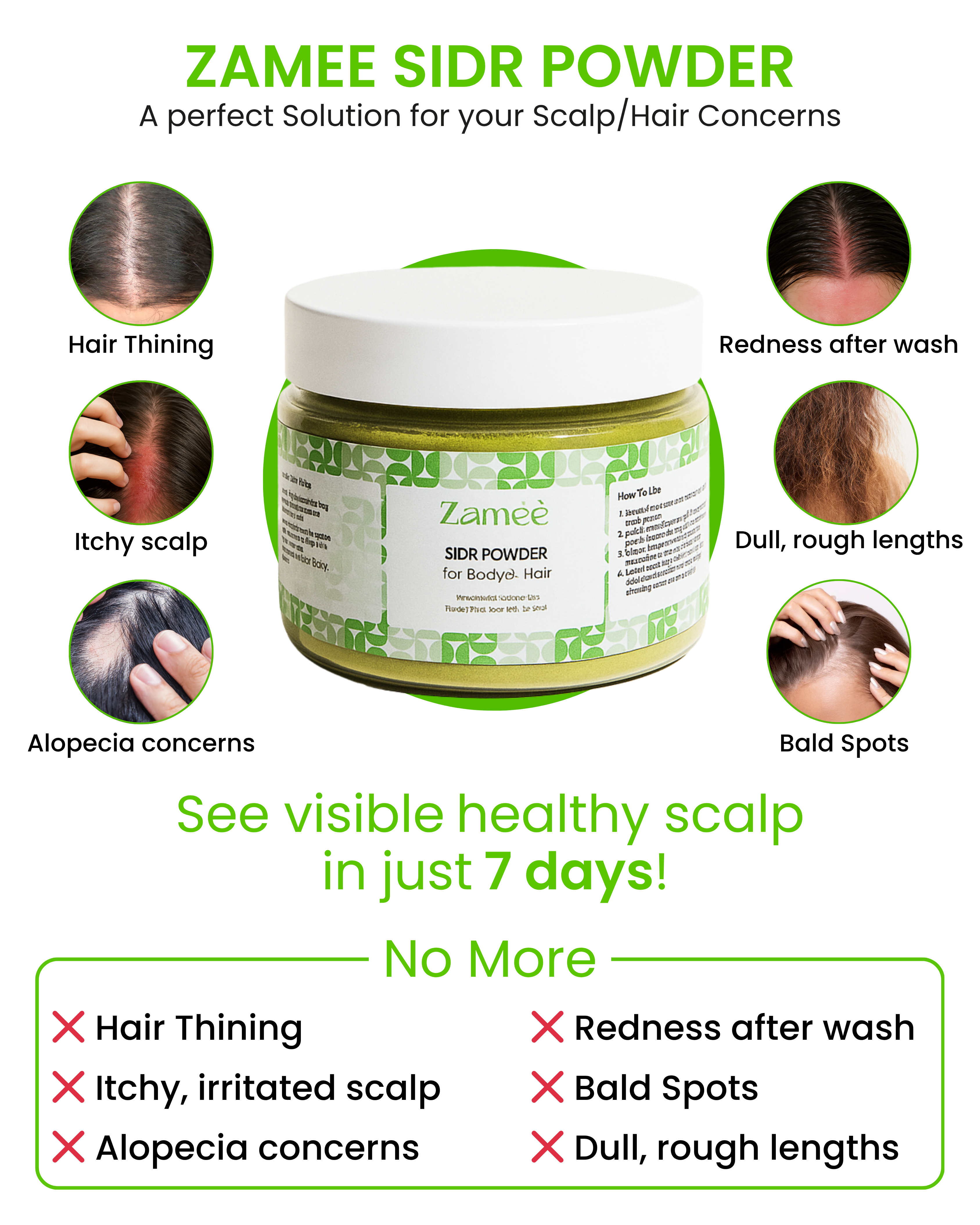 Zamee™ - Sidr Powder for Hair & Body